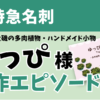 特急名刺　ゆっぴのこみち様　制作エピソード