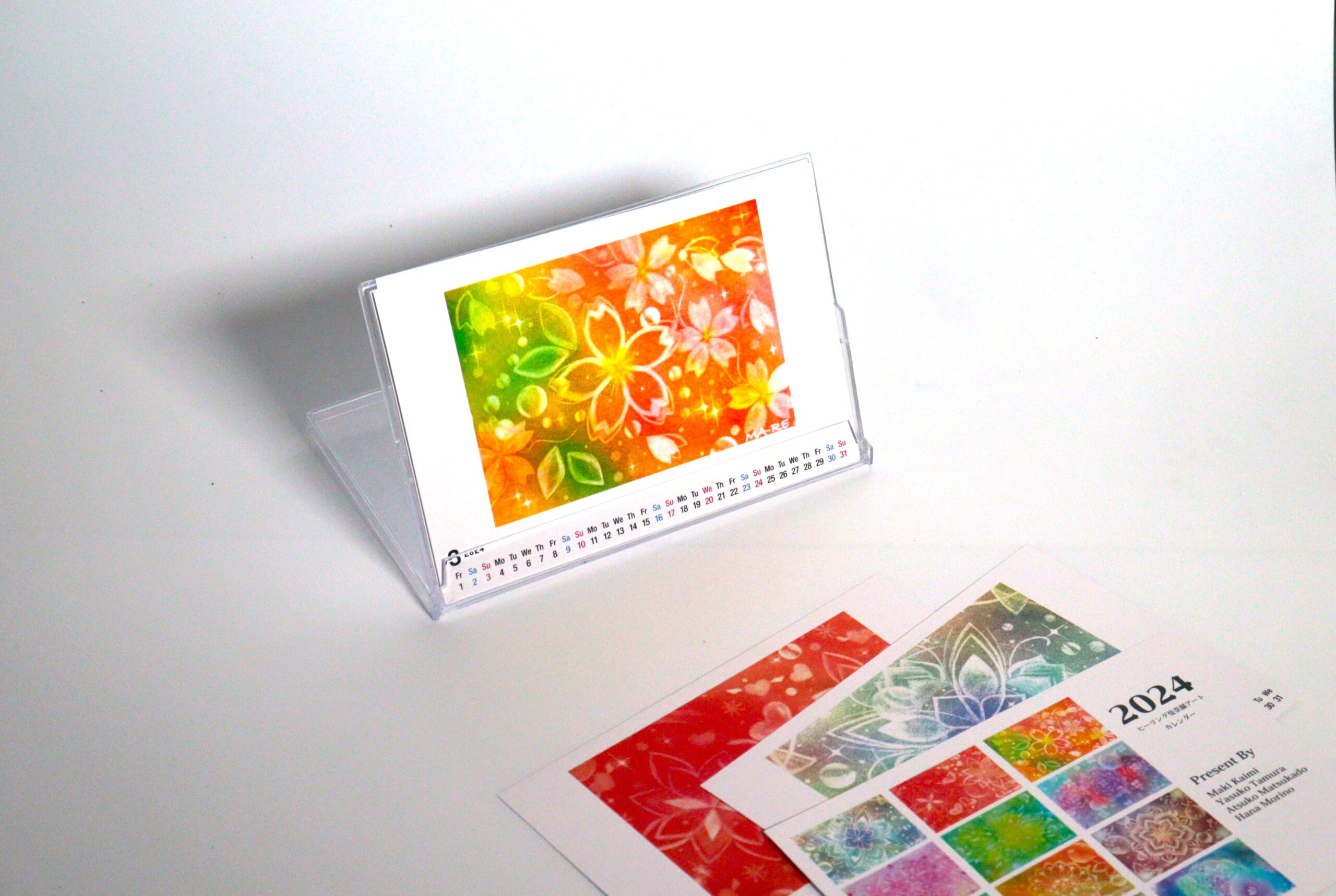 1月から3月担当　海見真紀先生　
3月桜の花びら